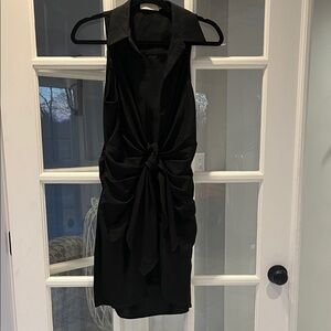 Choosy Plunge Neckline Black Dress Sz 4